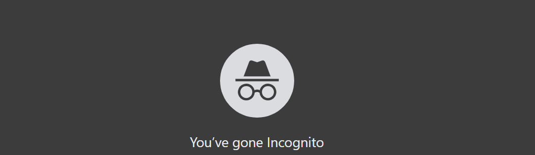Incognito window